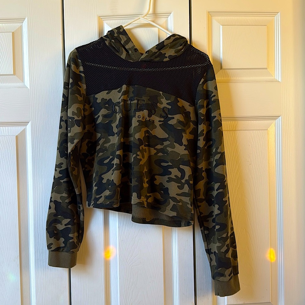 Guess camo hoodie